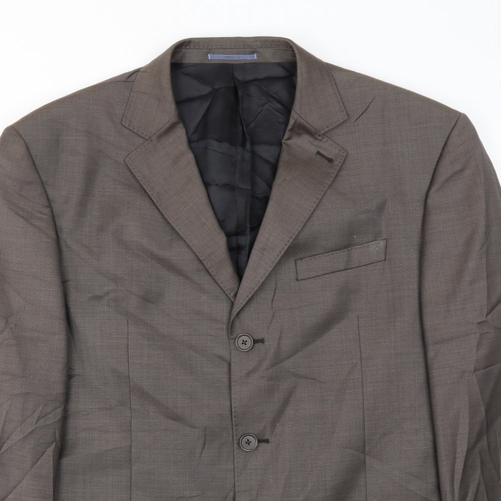 Mens UK Size 42 NEXT Regular Brown Suit Jacket