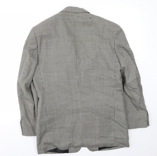 Mens UK Size 40 HAREWOOD Regular Brown Suit Jacket