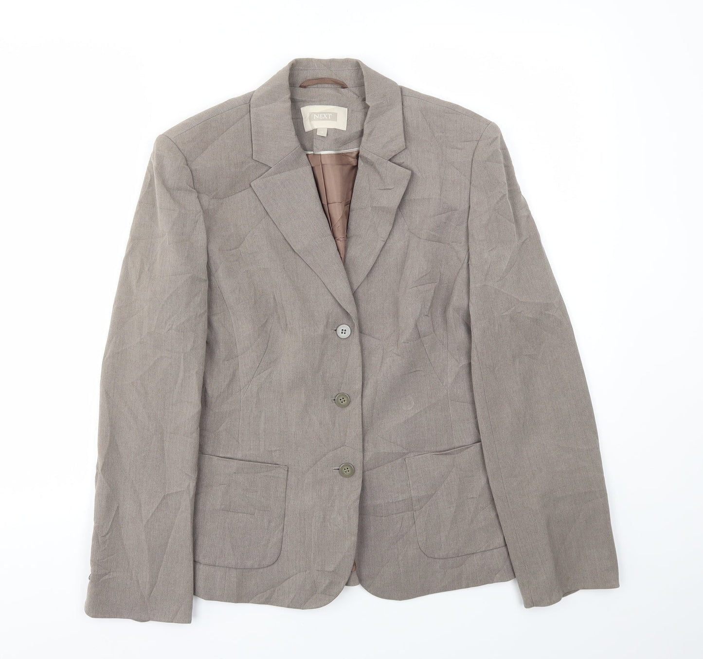 NEXT Womens Brown   Jacket Blazer Size 10