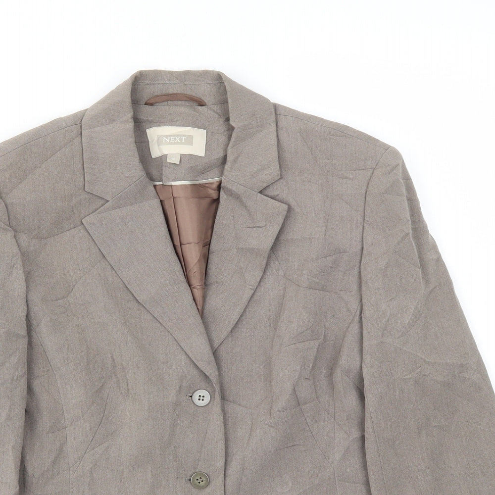 NEXT Womens Brown   Jacket Blazer Size 10
