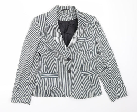 Womens UK Size 10 Preworn Regular Blue Blazer