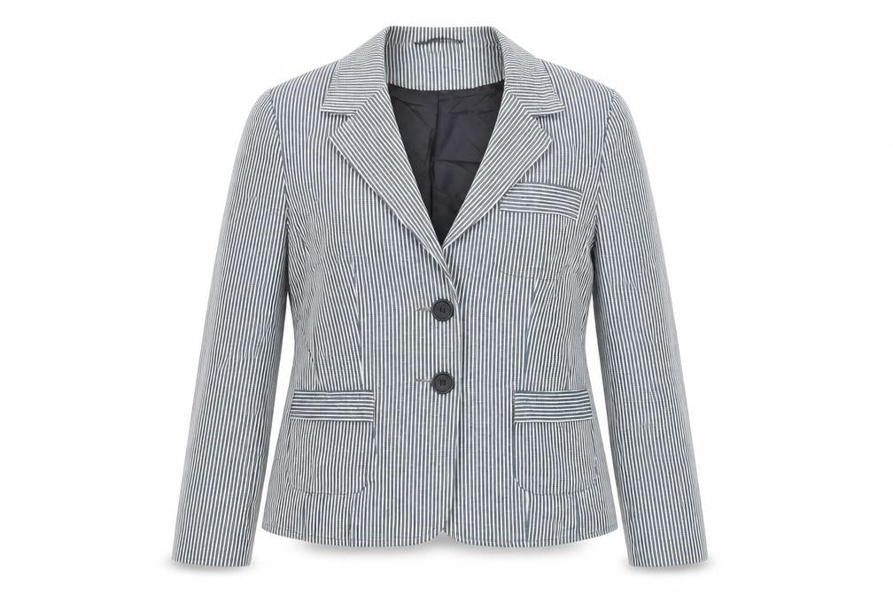 Womens UK Size 10 Preworn Regular Blue Blazer
