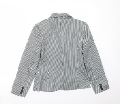 Womens UK Size 10 Preworn Regular Blue Blazer