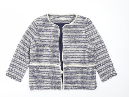 Monsoon Womens Blue   Jacket Blazer Size 14