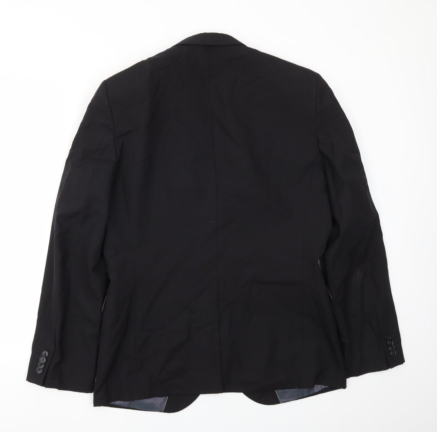 Mens UK Size 40 NEXT Regular Black Suit Jacket