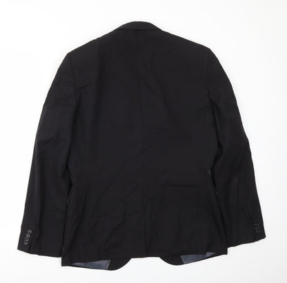 Mens UK Size 40 NEXT Regular Black Suit Jacket