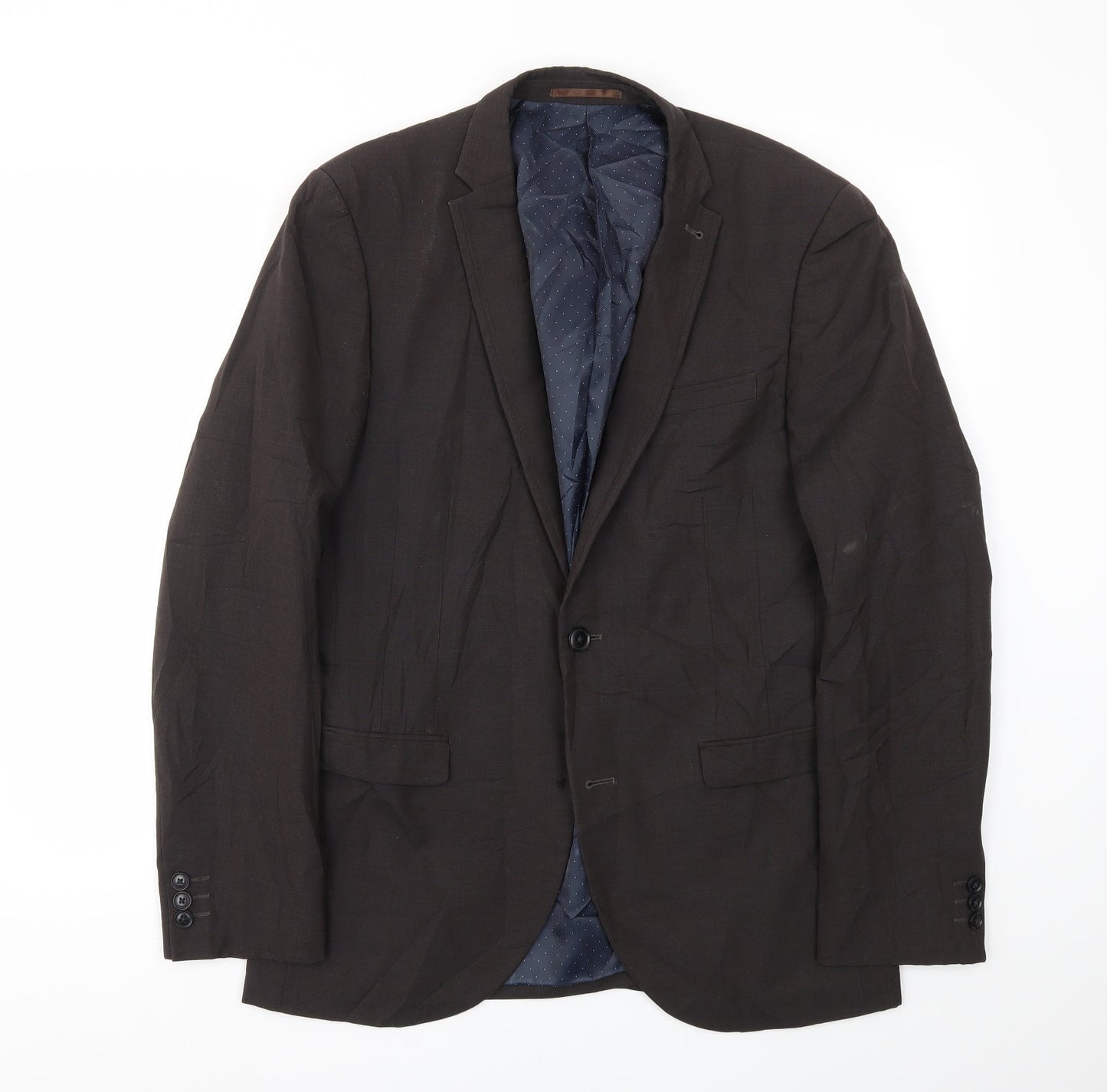 Mens UK Size 40 NEXT Regular Brown Suit Jacket
