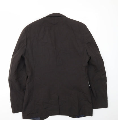 Mens UK Size 40 NEXT Regular Brown Suit Jacket