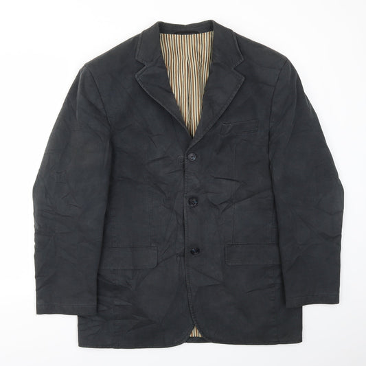 IE Mens Blue   Jacket Blazer Size 38