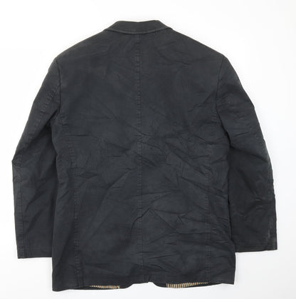 IE Mens Blue   Jacket Blazer Size 38