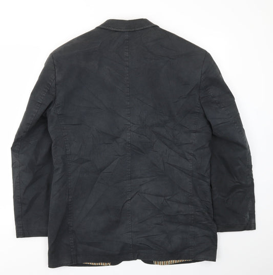 IE Mens Blue   Jacket Blazer Size 38