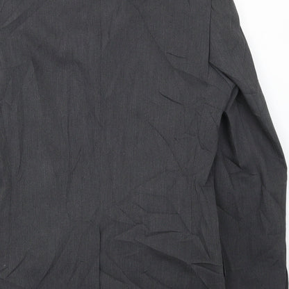 Mens UK Size 40 River Island Regular Grey Suit Jacket