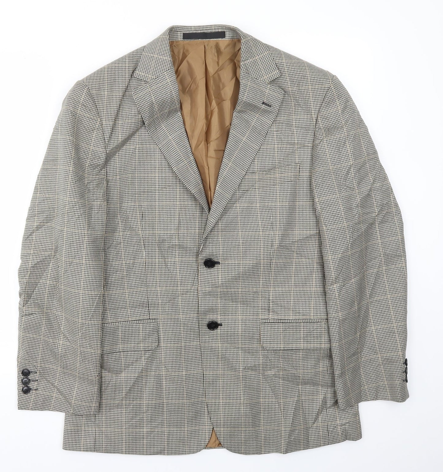 Mens UK Size 38 M&S Regular Brown Suit Jacket