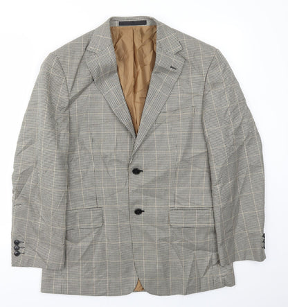 Mens UK Size 38 M&S Regular Brown Suit Jacket