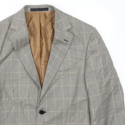 Mens UK Size 38 M&S Regular Brown Suit Jacket