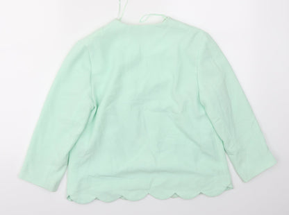 Primark Womens Green   Jacket Blazer Size 8