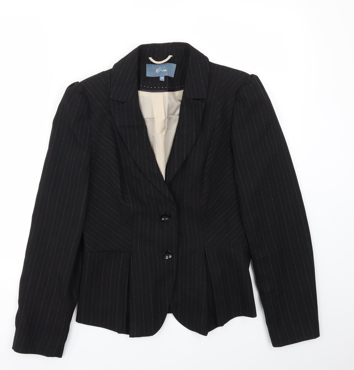 Womens UK Size 12 EVIE Regular Black Blazer