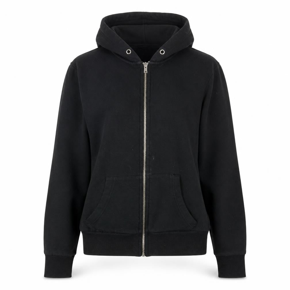 Womens UK Size 10 Primark Black Full Zip Jumper