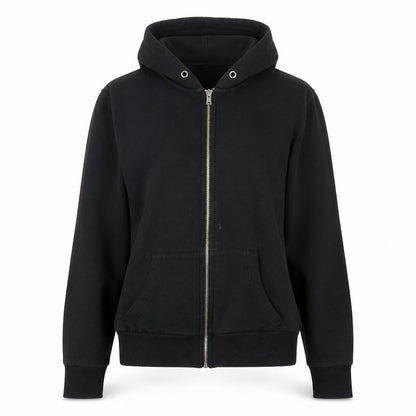 Womens UK Size 10 Primark Black Full Zip Jumper