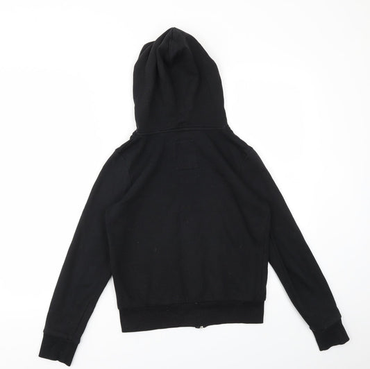 Womens UK Size 10 Primark Black Full Zip Jumper