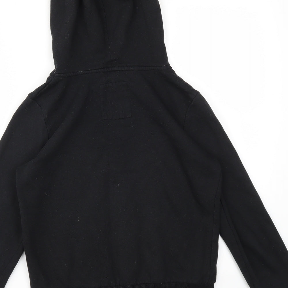 Womens UK Size 10 Primark Black Full Zip Jumper