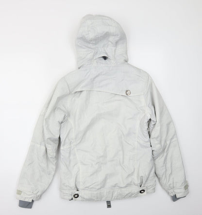 INFIDRY Womens White   Jacket Coat Size M
