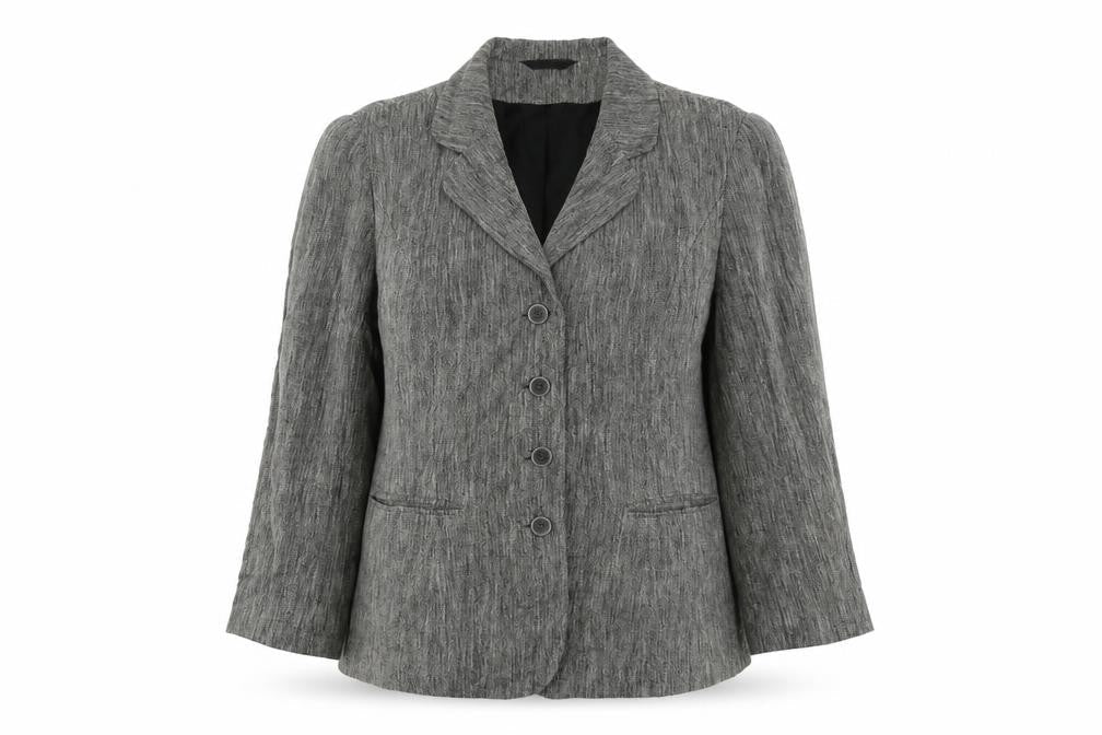 ALEX&CO Womens Brown Colourblock  Jacket Blazer Size 10