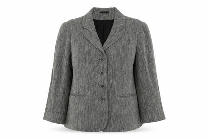 ALEX&CO Womens Brown Colourblock  Jacket Blazer Size 10