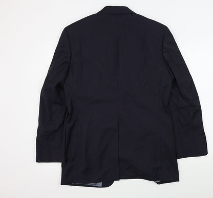 Mens UK Size 38 M&S Regular Blue Suit Jacket
