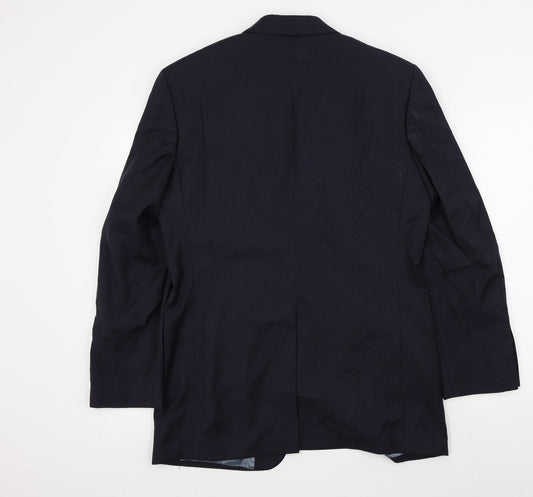 Mens UK Size 38 M&S Regular Blue Suit Jacket