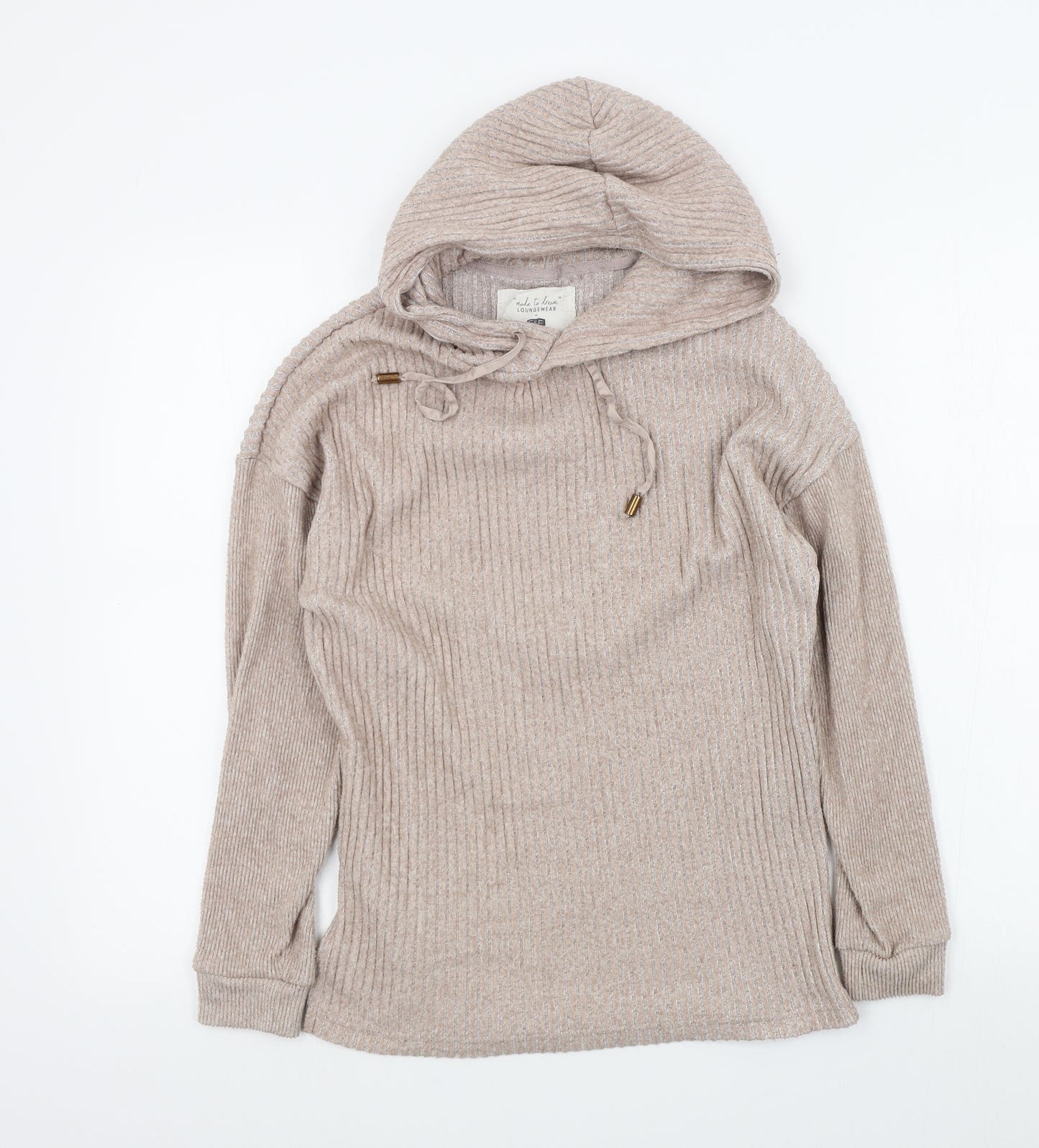 Womens UK Size XS F&F Pink Pullover Jumper