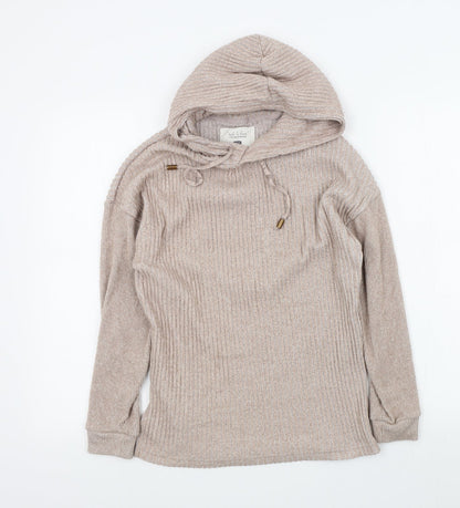Womens UK Size XS F&F Pink Pullover Jumper