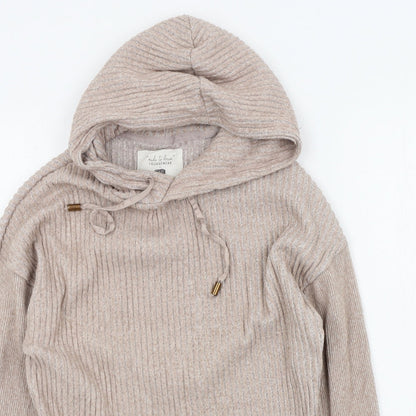 Womens UK Size XS F&F Pink Pullover Jumper