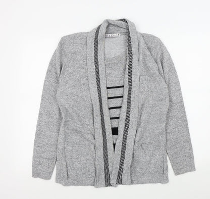 Womens UK Size 8 Pure & Natural Grey Pullover Jumper