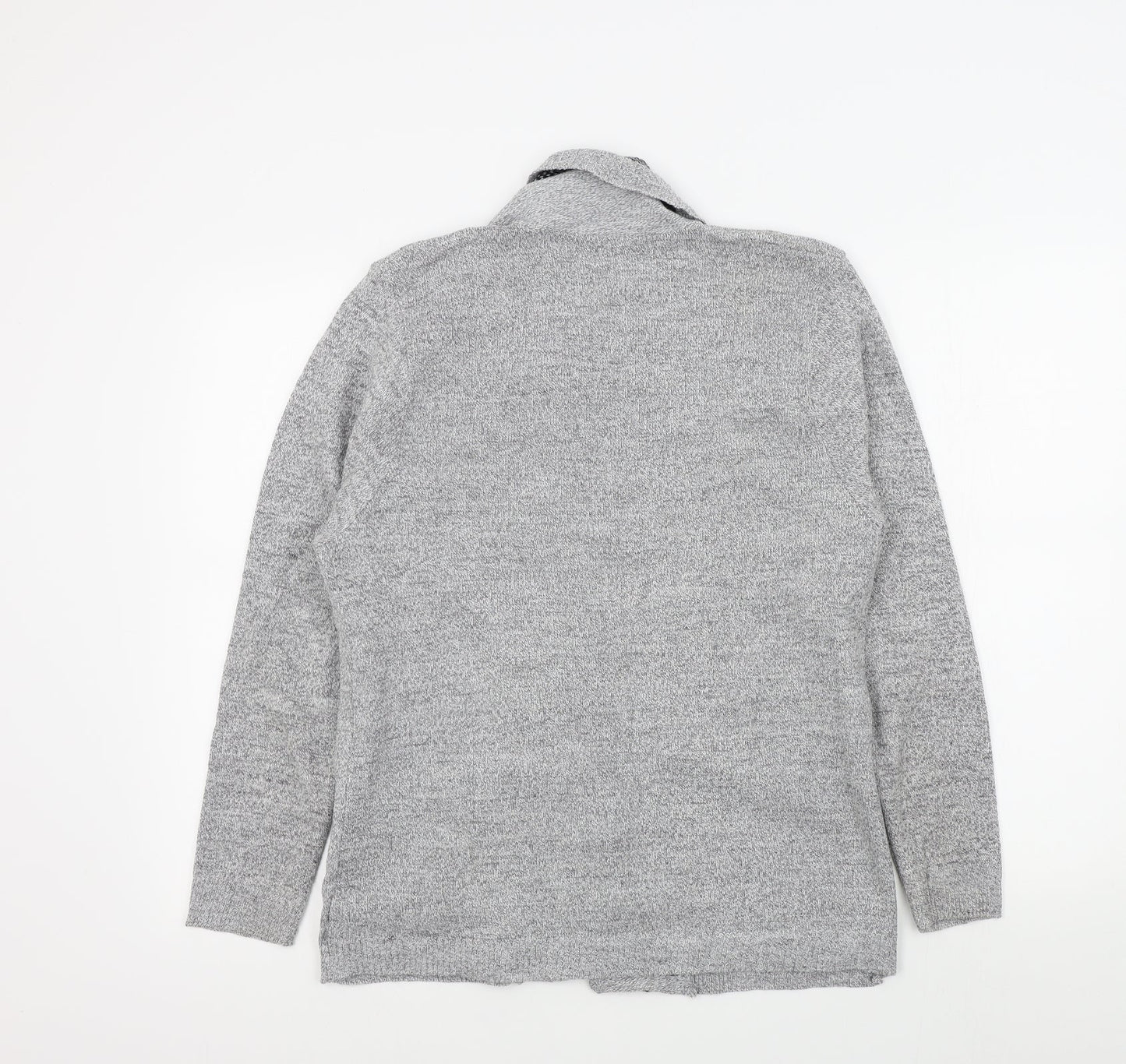 Womens UK Size 8 Pure & Natural Grey Pullover Jumper