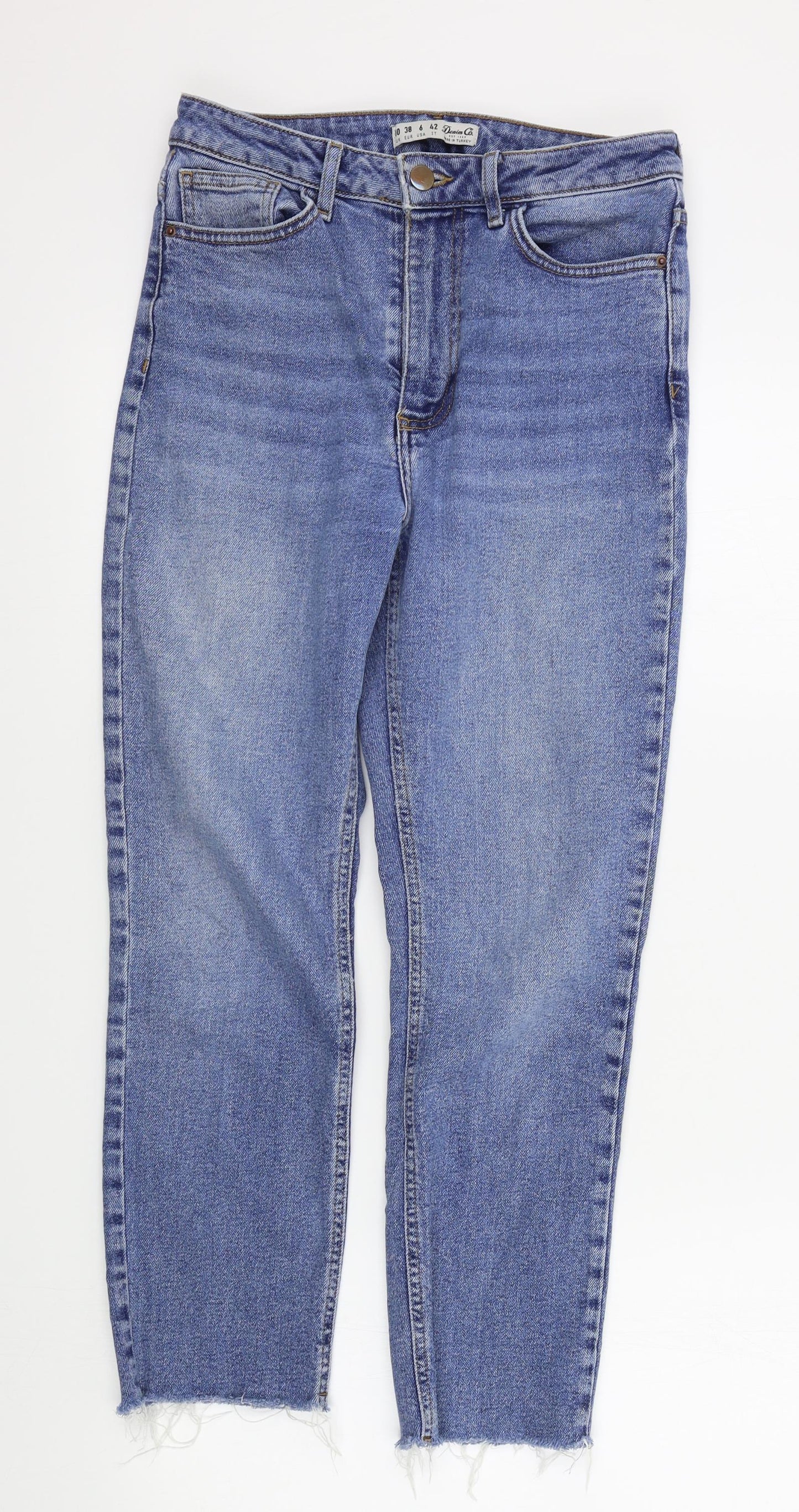 DENIM&CO Womens Blue   Skinny Jeans Size 10 L25 in