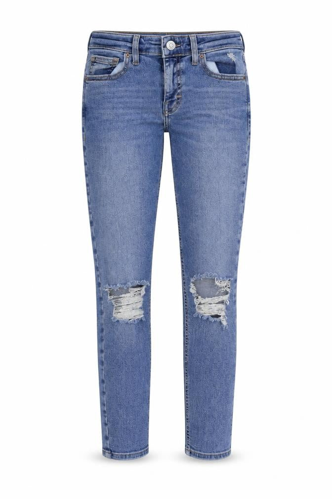 Womens UK Size 26 in Topshop Regular Fit Skinny Blue Jeans
