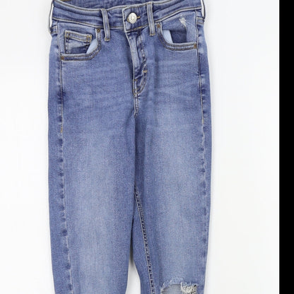 Topshop Womens Blue   Skinny Jeans Size 26 in L28 in