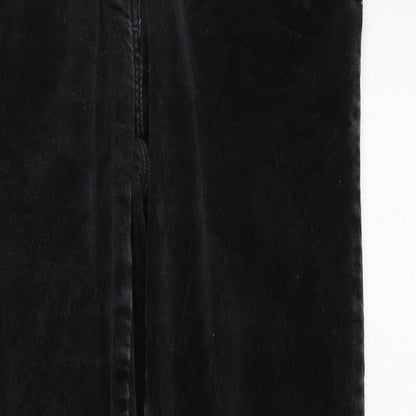 JEFF&CO Womens Black   Trousers  Size 12 L30 in