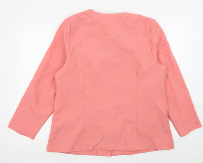Womens UK Size 18 Preworn Regular Pink Blazer
