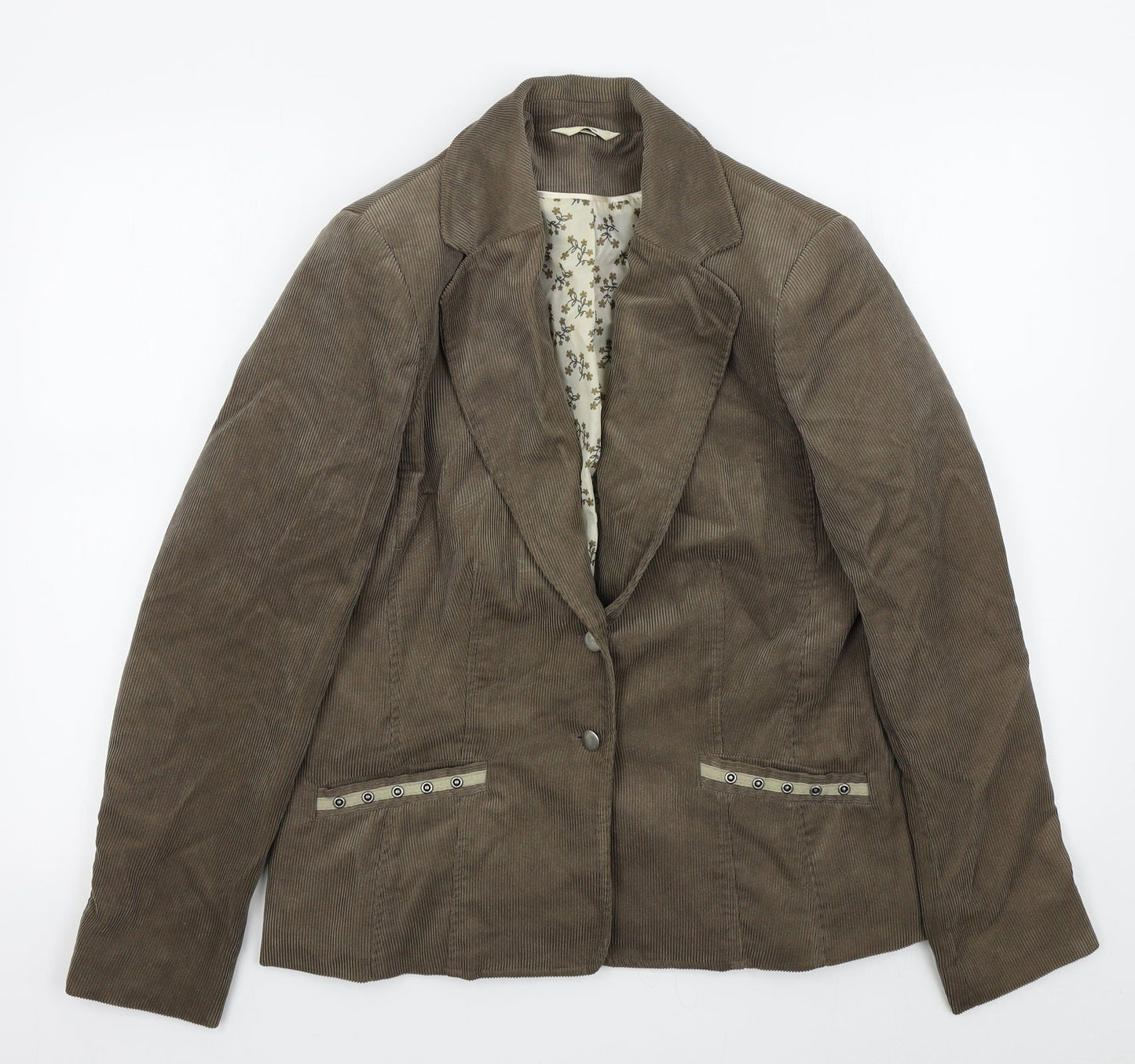 Klass Womens Brown   Jacket Blazer Size 14