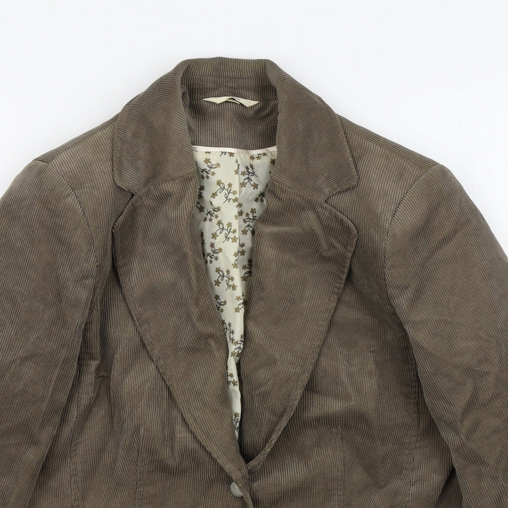 Klass Womens Brown   Jacket Blazer Size 14