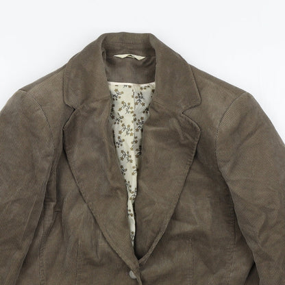 Klass Womens Brown   Jacket Blazer Size 14