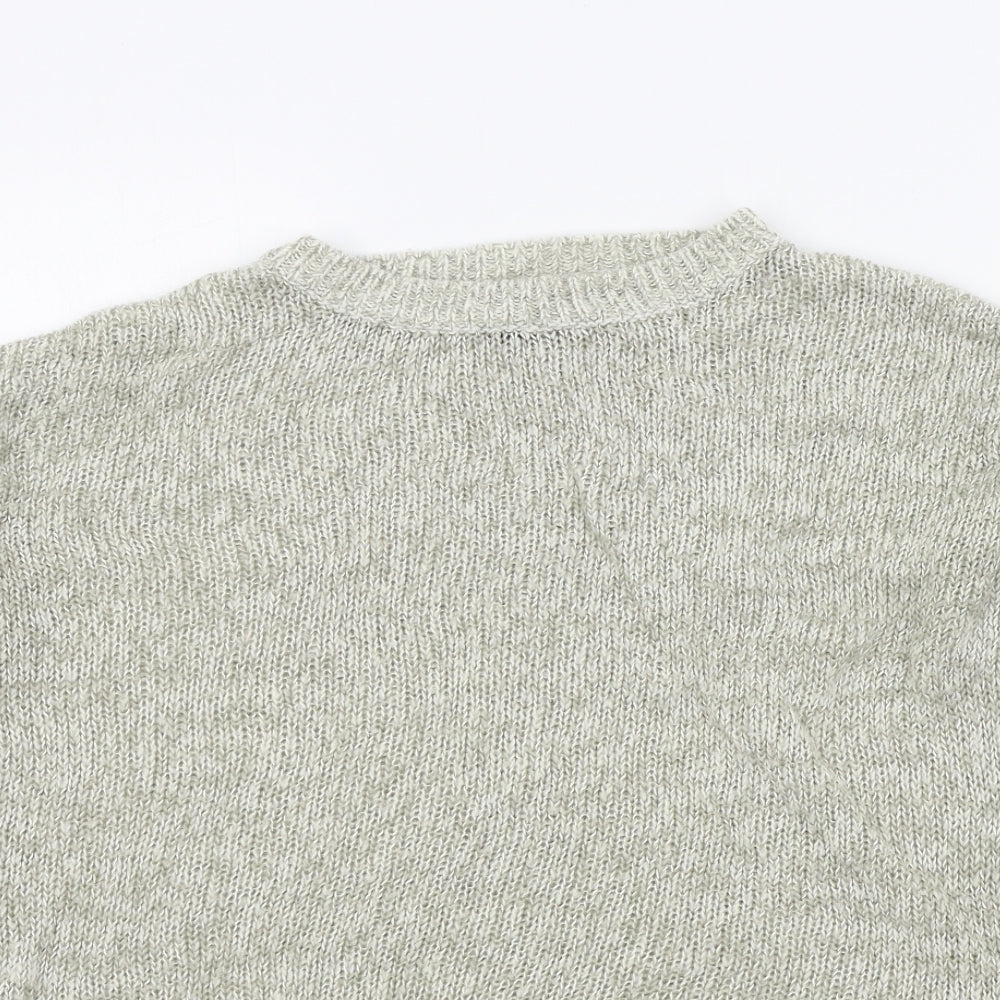 Womens UK Size M New Look Beige Pullover Jumper