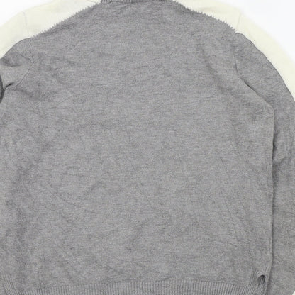 Womens UK Size S M&S Grey Pullover Jumper