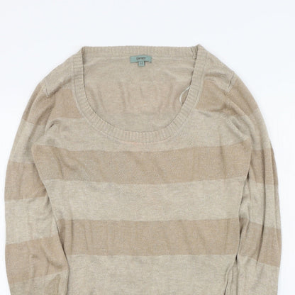Womens UK Size 12 Therapy Brown Pullover Jumper