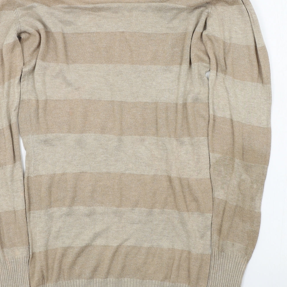 Womens UK Size 12 Therapy Brown Pullover Jumper