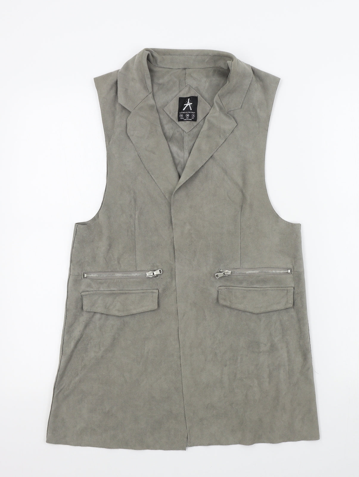 Primark Womens Grey   Jacket Waistcoat