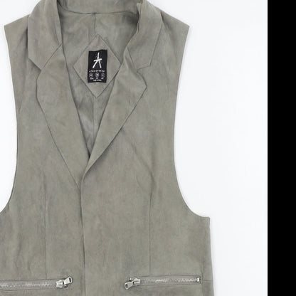 Primark Womens Grey   Jacket Waistcoat