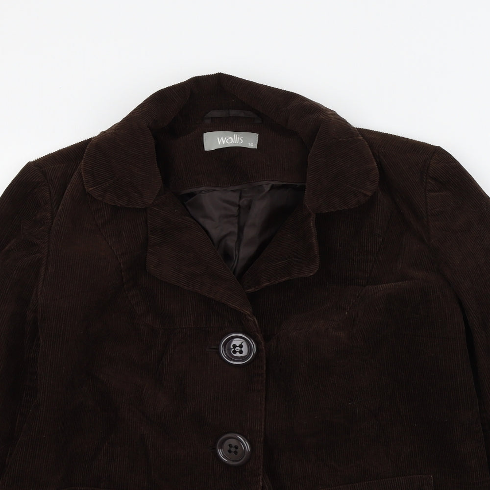 Womens UK Size 10 Wallis Brown Jacket
